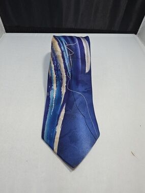 J. Garcia "Not Necessarily a Tree" Abstract Silk Tie 66x3.5 Collection 56